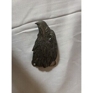 American Bald Eagle Head Figural Cutout Vintage 1989 Siskiyou Belt Buckle A-85